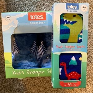 COPY - Totes Dragon Slippers and Socks.